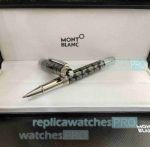 New 2023 Replica Mont Blanc Meisterstück Solitaire LeGrand Black Rollerball Pen with twist mechanism